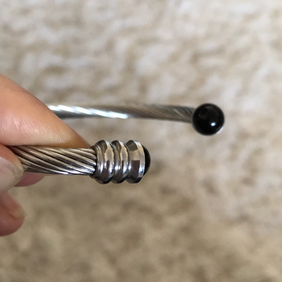 Silvertone Bangle - Picture 2 of 8